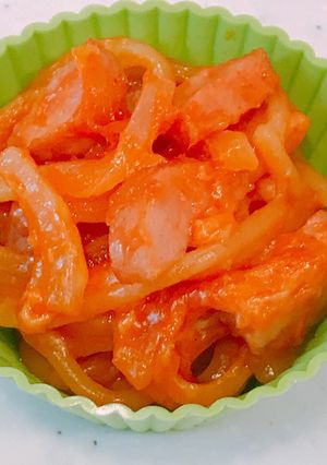 レンジで簡単！お弁当に、チーズナポリタン-レシピのメイン写真