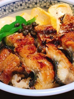 蒸し寿司風ポン酢ごはんの鰻丼-レシピのメイン写真