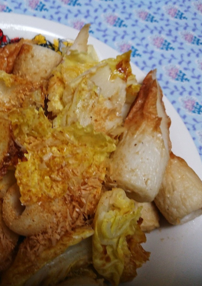 超簡単！超激安！ちくわと白菜の炒め物-レシピのメイン写真