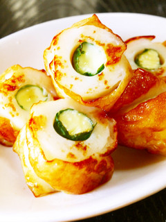 父の日★大葉巻きチーズin太ちくわ焼き-レシピのメイン写真