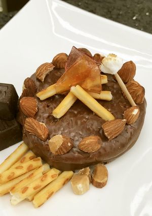 市販のお菓子でキャンプファイヤーケーキ-レシピのメイン写真