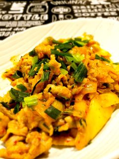 ご飯とビールのお供♫簡単10分豚キムチ-レシピのメイン写真