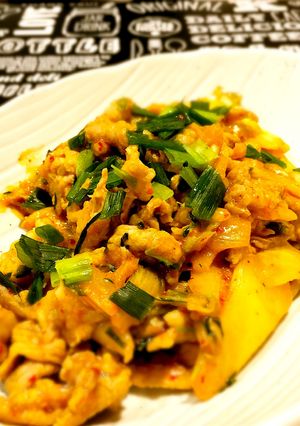 ご飯とビールのお供♫簡単10分豚キムチ-レシピのメイン写真