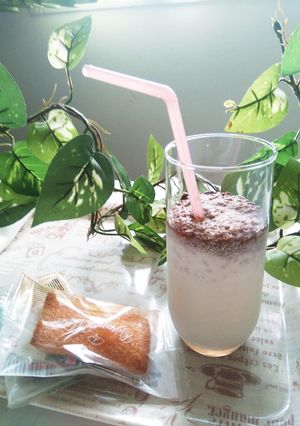 ♡バナナスムージーチョコチップシェーク♡-レシピのメイン写真