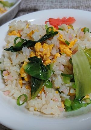 ロメインレタスのチャーハン-レシピのメイン写真