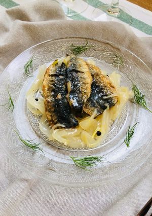 イワシと玉ねぎのピリ辛マリネ-レシピのメイン写真