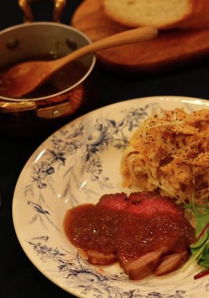 おろし玉ねぎにんにくの和風ステーキソース-レシピのメイン写真
