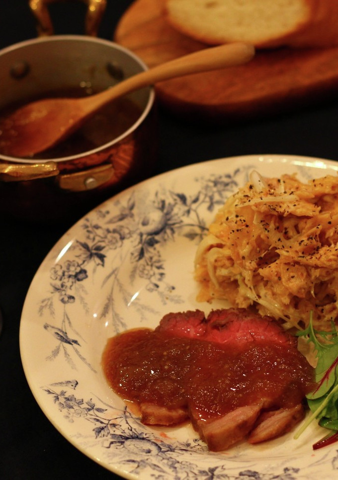 おろし玉ねぎにんにくの和風ステーキソース-レシピのメイン写真