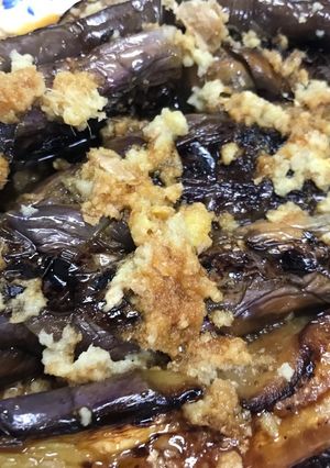 茄子の素焼き！生姜醤油でどうぞ♡(^^)-レシピのメイン写真
