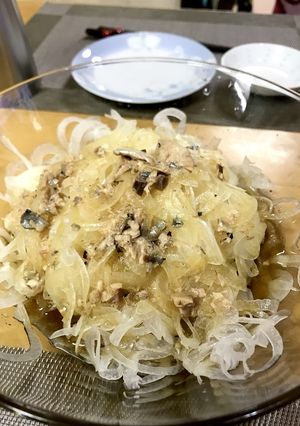 鯖缶 玉ねぎで簡単おつまみ-レシピのメイン写真