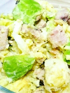 鰹とアボカドのポテトサラダ♥レンジで簡単-レシピのメイン写真