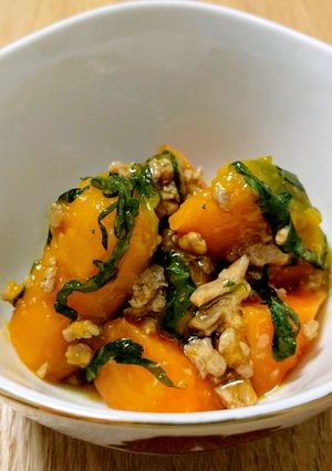 かぼちゃと人参のそぼろ煮-レシピのメイン写真