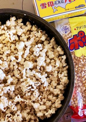 我が家の大盛り塩バターポップコーン！-レシピのメイン写真