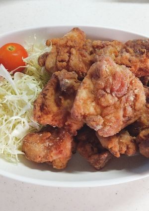 かりかりジューシーな唐揚げ♪-レシピのメイン写真
