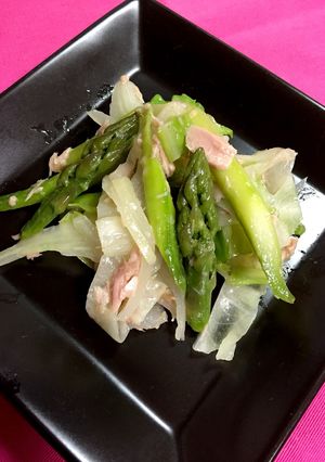 アスパラサラダ ボイル野菜と和えるだけ-レシピのメイン写真