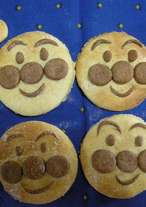 ノンオイル！！アンパンマンクッキー♪-レシピのメイン写真