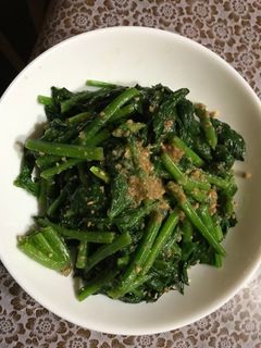 ほうれん草の胡麻和え-レシピのメイン写真