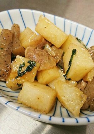 牛肉と長芋のすき焼き風炒め物-レシピのメイン写真