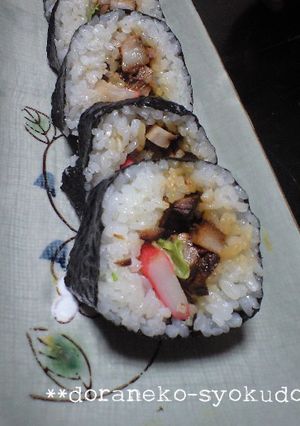 ☆チャーシュー巻き☆恵方巻きにも-レシピのメイン写真