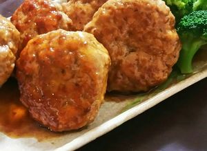 豆腐入り☆鶏＋合挽き肉のつくね照り焼き-レシピのメイン写真