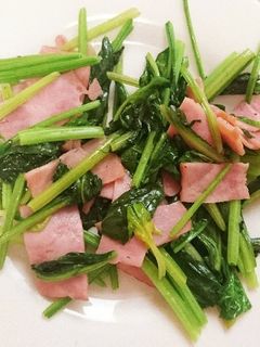ほうれん草とベーコンのバター炒め-レシピのメイン写真