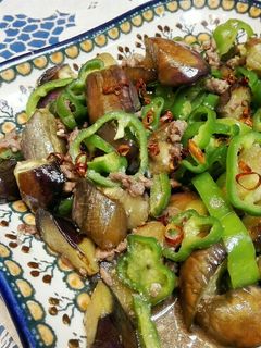 茄子とピーマンの肉味噌炒め-レシピのメイン写真
