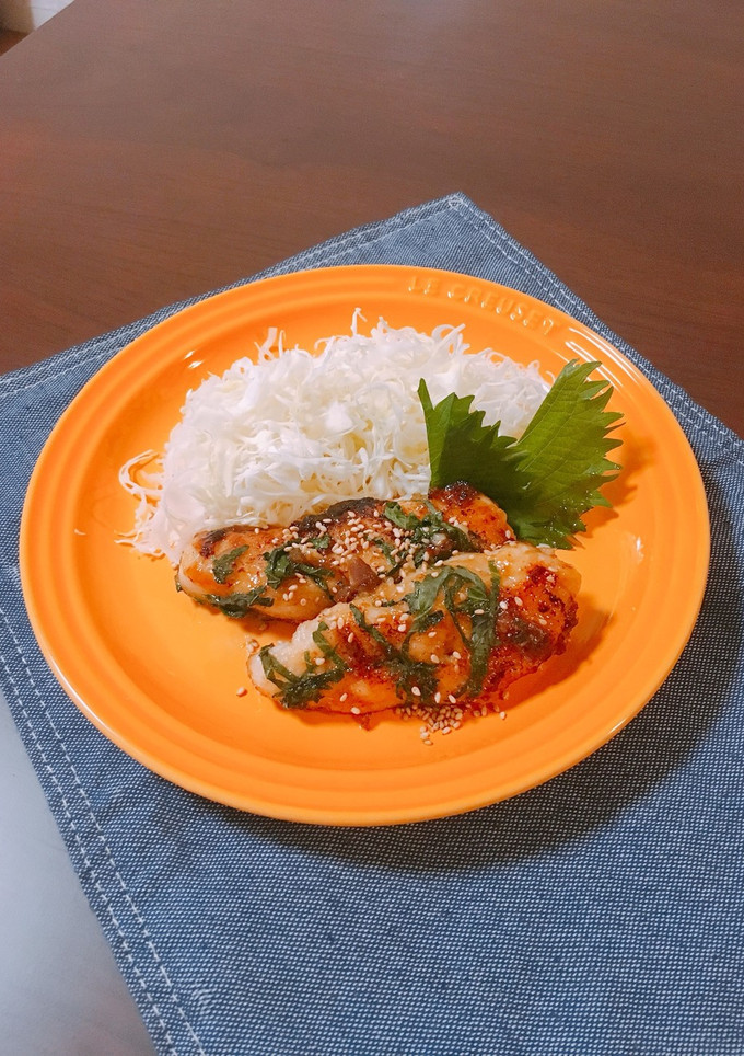 ささみと大葉チーズの梅照り焼き-レシピのメイン写真