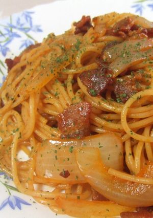 すし酢で★カリカリ豚ナポリタン-レシピのメイン写真