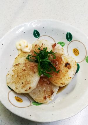 マヨポンで簡単！　長芋のステーキ☆-レシピのメイン写真