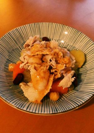 豚肉とサツマイモのベジボウル-レシピのメイン写真