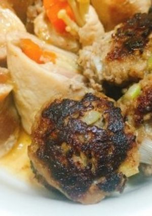 ふわふわ♪卵なし！揚げない！長芋の肉団子-レシピのメイン写真