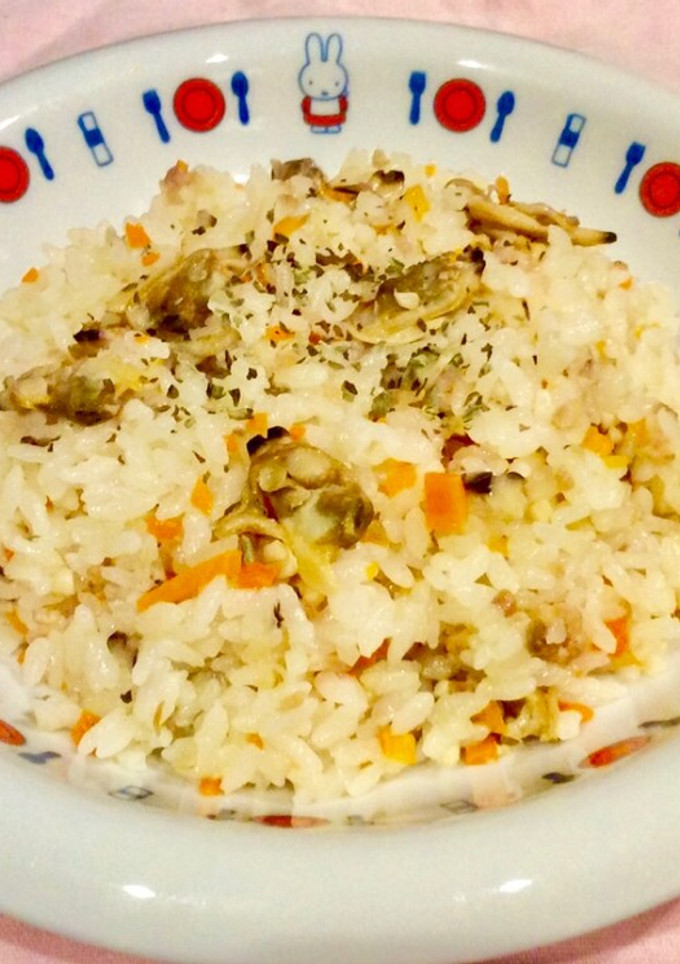 あさりと鶏ひき肉の旨味ピラフ☆炊飯器で-レシピのメイン写真