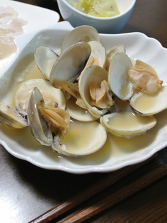 レンジdeハマグリ酒蒸し-レシピのメイン写真