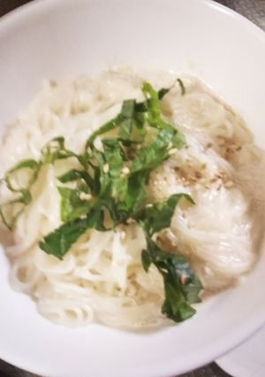 たらこクリーミー素麺-レシピのメイン写真
