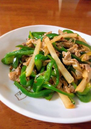 青椒肉絲〜豚肉&〇〇で-レシピのメイン写真