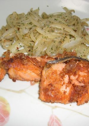 しゃけのマヨパン粉焼き-レシピのメイン写真