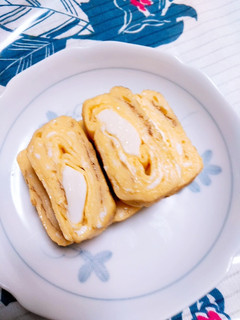 さけるチーズの卵焼き!お弁当、朝ごはんに-レシピのメイン写真