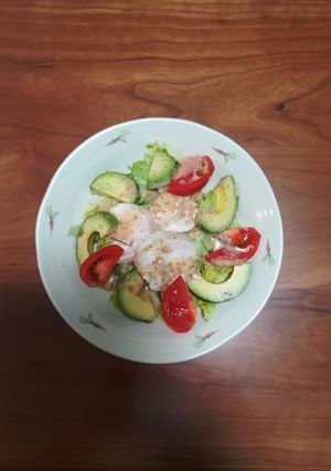 アボカドチキンのベジボウル-レシピのメイン写真
