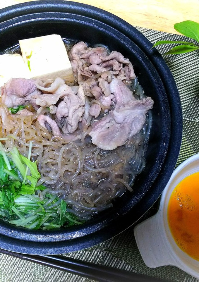 豚肉のすき焼き風煮物-レシピのメイン写真