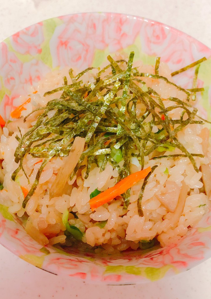 簡単！炊飯器 きんぴらリメイク おこわ-レシピのメイン写真