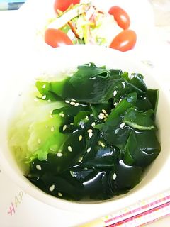 シャキッとレタススープ-レシピのメイン写真