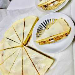 รูปของ まるたや風❤︎簡単ベイクドチーズケーキ