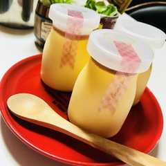 รูปของ 焼かずに簡単❤︎とろとろ濃厚プリン