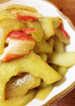 とろシャキシャキ！青瓜とカニカマ炒め-レシピのメイン写真