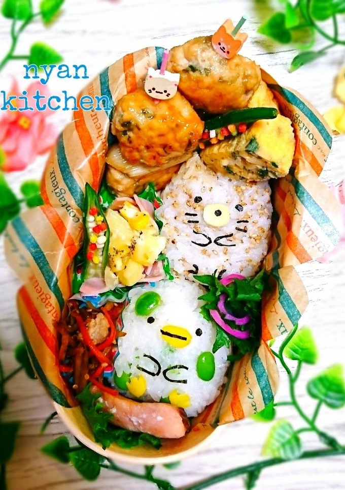 簡単♪『すみっこぐらし』おにぎり♡弁当♡-レシピのメイン写真