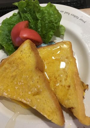 大好き簡単朝食❣️フレンチトースト！-レシピのメイン写真