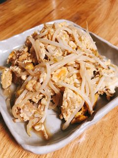 給料日前!簡単!安い!もやし卵♪-レシピのメイン写真