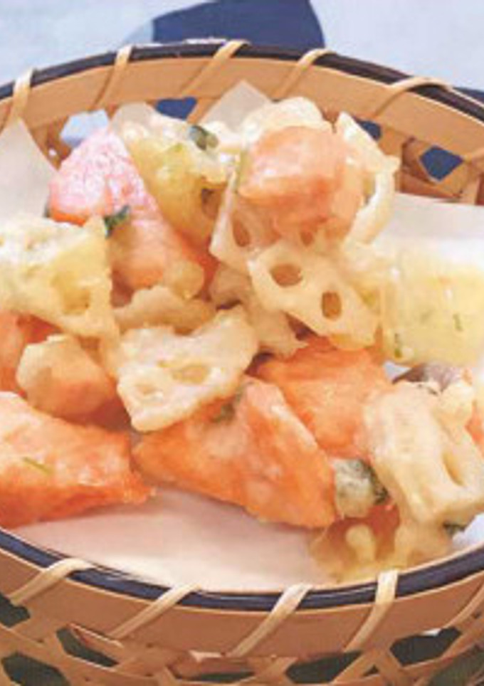 鮭のかき揚げ（透析食）-レシピのメイン写真