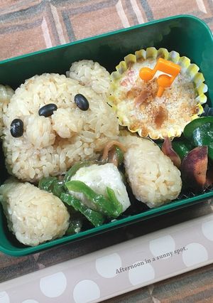 お醤油ご飯のくまさん弁当-レシピのメイン写真