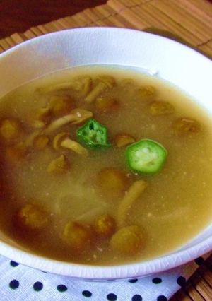 なめこと長ネギのトロトロ味噌スープ-レシピのメイン写真